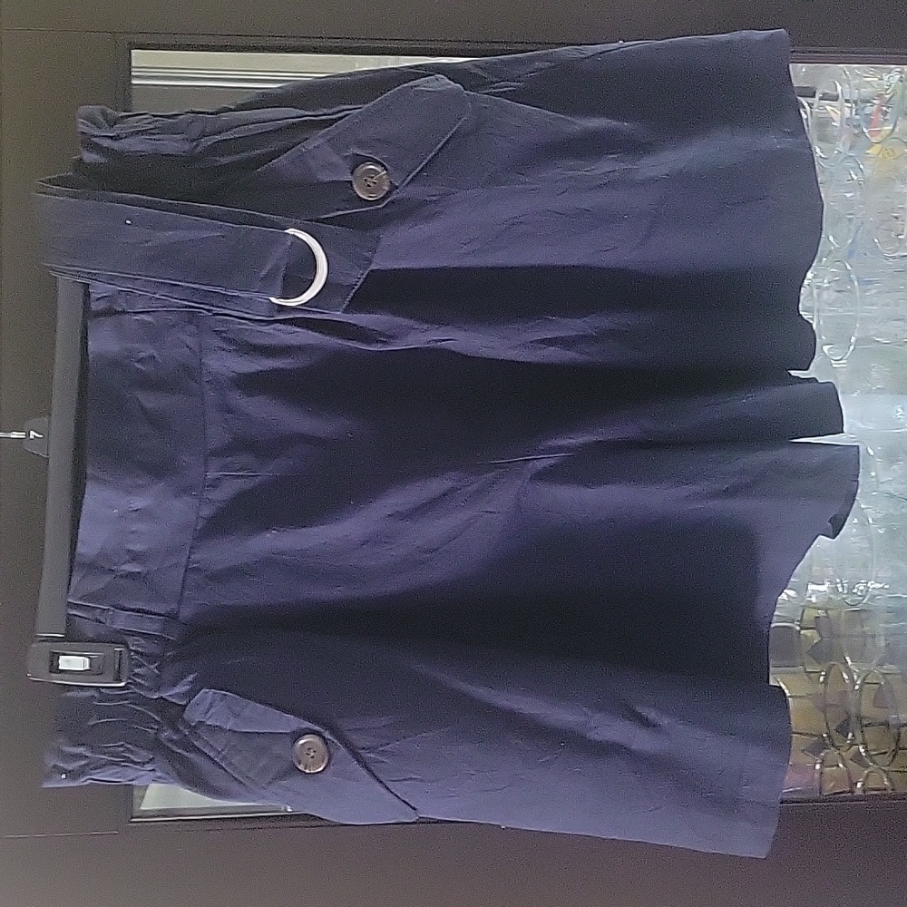Women's KEI Hayama PLUS Indigo Pleated Shorts